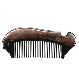 黑檀木梳女士专用长发防牛角梳静电梳子檀木脱发便携按摩头皮经络