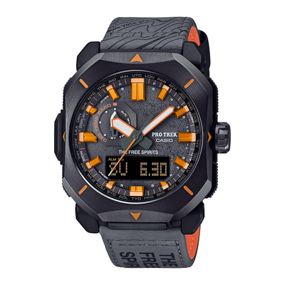 卡西欧手表男PROTREK自由之魂联名登山户外运动太阳能PRW-6900TFS