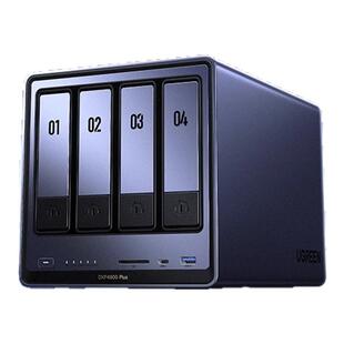绿联私有云DXP4800Plus四盘位NAS家庭家用网络存储服务器AI相册文件同步万兆网口适用于iPhone16系列手机扩容