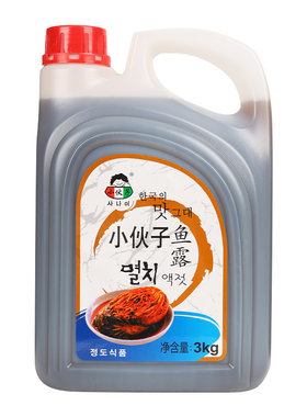 正宗小伙子鱼露3000g商用韩式