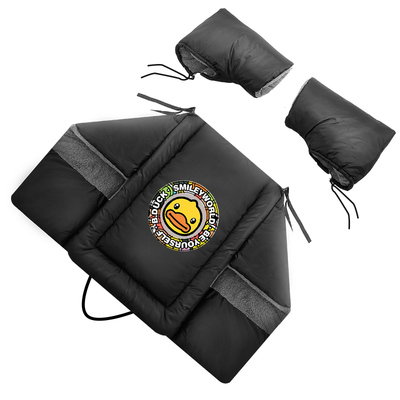 加绒加厚分体式防水电动车挡风被