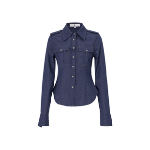 MD依诺【海浪涌动】2026春季通勤风显瘦通勤减龄休闲长袖衬衫上衣