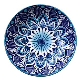陶瓷釉下彩小吃碟吐骨碟小盘子火锅碟波西米亚5英寸2025新款家用