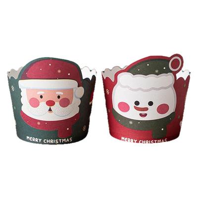 圣诞节蛋糕礼盒甜品纸托马芬杯