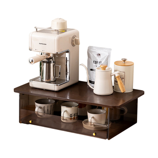 水杯子厨房收纳置物架咖啡机神器桌面杯架储物架马克杯水吧台家用