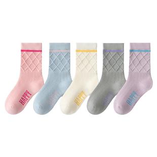 女童袜子秋冬款棉毛袜加厚加绒保暖毛圈袜12岁青少年女孩中长筒袜