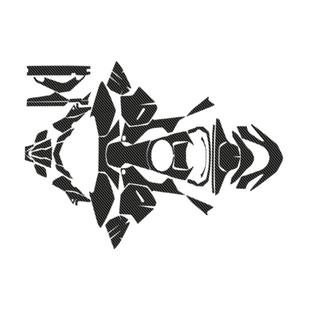 适用本田暴风眼CB190R碳纤维防水防晒车身脚踏贴装饰配件保护贴纸