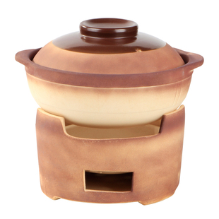 无釉土砂锅打边炉取暖炉老式复古煲汤炖锅家用燃气明火耐高温浅锅