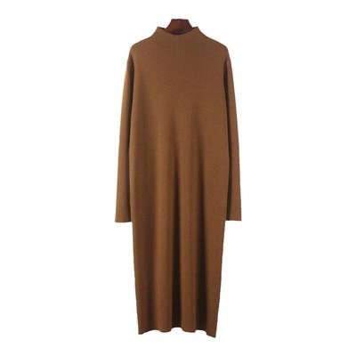 中长款打底衫过膝针织连衣裙