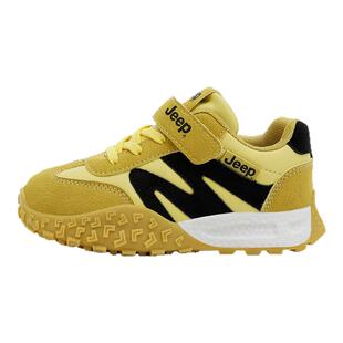 Jeep童鞋男童儿童休闲板鞋2026秋季新款鞋子跑步阿甘鞋女童运动鞋