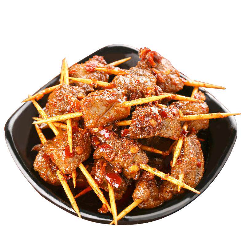 小嘻吖牙签牛肉香辣解馋夜宵零食