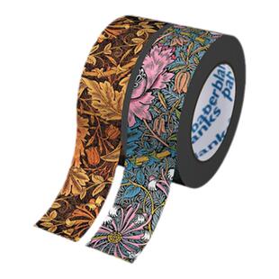 paperblanks佩兰克纸胶带复古风手账装饰用品整卷贴纸个性创意网红烫金印花精致文艺中国风口红贴纸2卷套装