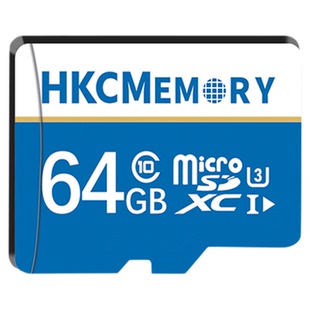HKCMEMORY内存卡micro SD存储卡TF卡64G行车记录仪监控摄像头128G