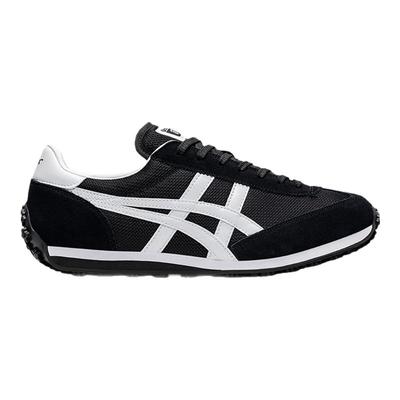 鬼塚虎黑色复古运动休闲鞋阿甘鞋