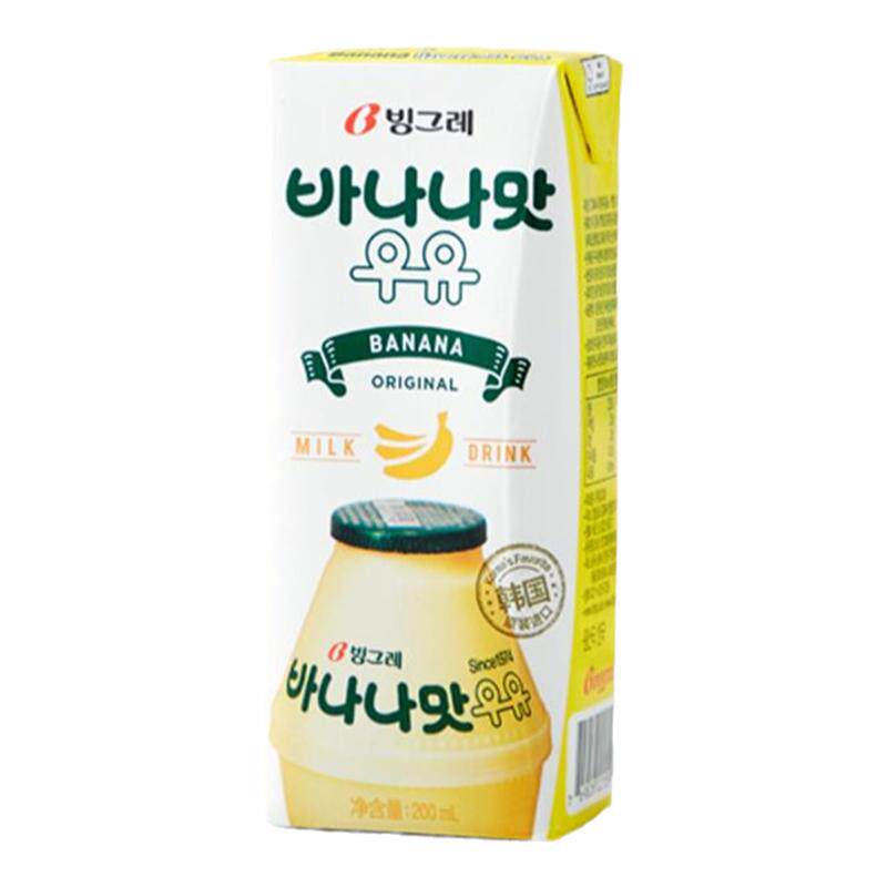 韩国进口网红香蕉200ml儿童牛奶