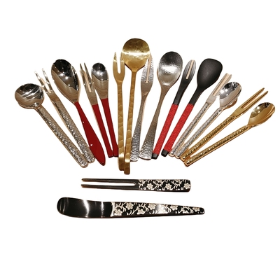 善渊日本进口不锈钢怀石日料叉勺