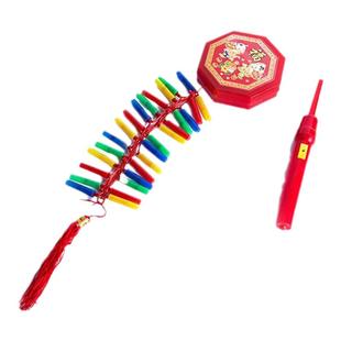 儿童春节电子鞭炮仿真声灯光手持烟花爆竹元宵手提灯笼挂件玩具灯