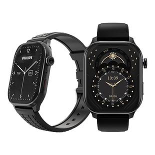 【送耳机+表带】飞利浦PHILIPS录音手表实时一键转写商务会议记录多功能手表翻译蓝牙通话AI手环 VTR5208