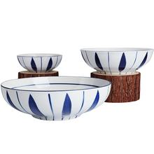 是碗也是盘，一碗多用！【宋青窑】日式陶瓷浅式碗拌面碗3只装