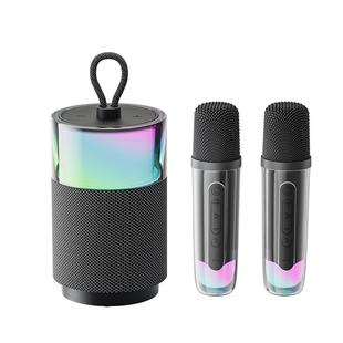 乐毒K歌音响话筒麦克风一体蓝牙音箱礼物家用唱歌神器家庭户外KTV