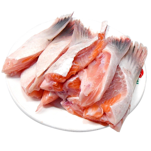 怡鲜来 新鲜冷冻进口三文鱼鳍划水 中鳍尾鳍 三文鱼边角料烧烤