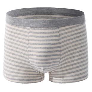 男士内裤男纯棉平角裤秋冬透气个性潮流青少年学生全棉四角短裤头