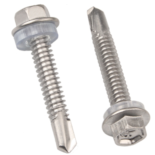 410不锈钢钻尾螺丝外六角自钻螺丝钉燕尾自攻螺钉M4.2/M4.8/M5.5