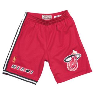 复古球裤SW热火队1996-1997赛季客场短裤 NBA-Mitchellness