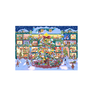 拼图裱框1000片500片300片专用相框架挂墙装画框木制框架75x50CM