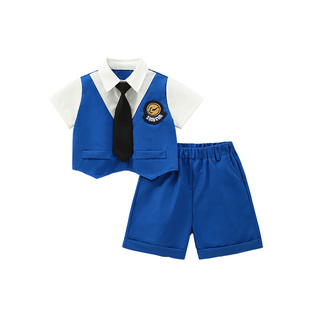 D.Bkyer男童夏装德兰西cosplay服装儿童衣服男孩学院风卡通套装