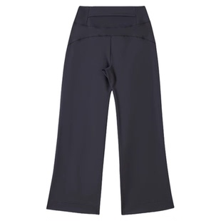 大码直筒健身瑜伽裤女胖mm200斤薄款后腰口袋跑步运动阔腿裤加绒