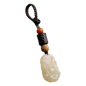 玉石十二生肖汽车钥匙扣