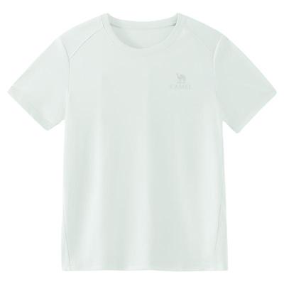 【速干】骆驼户外T恤女夏短袖圆领网眼透气吸湿徒步登山运动T恤男
