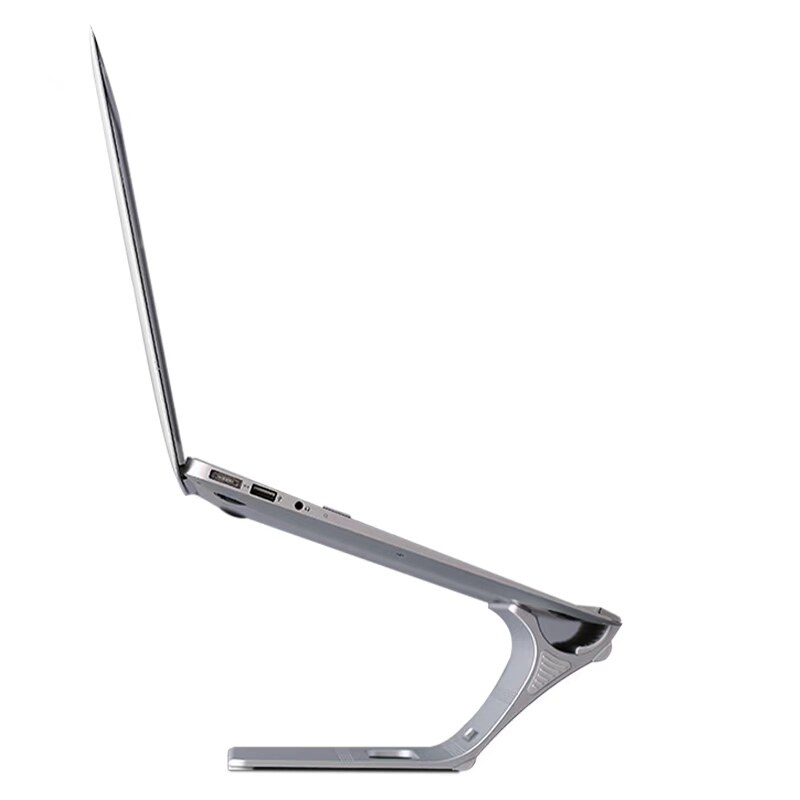 苹果macbook笔记本电脑支架极简轻奢铝合金增高漂浮悬空散热底座