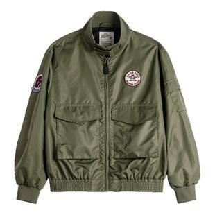 马登工装美式复古G8WEP飞行夹克尼龙短款立领军绿色薄款外套男春