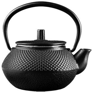 日本龙颜堂南部铁壶黑点小号铸铁壶纯手工老铁壶急须壶煮水泡茶壶