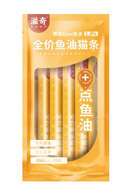 新品滋奇主食猫条+挪威进口鱼油