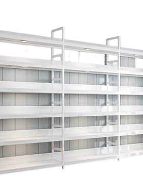 货架置物架多层商用白色架子超市储物架落地收纳架鞋架文件展示柜