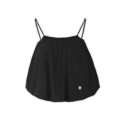 暗夜精灵Uena黑色细肩带吊带