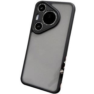 呆芒磨砂适用华为p70pro手机壳Pura70新款80简约p60适用荣耀100全包外壳magic6肤感x50男士mate60防摔nova12