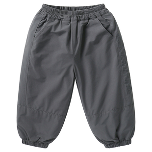 男童加绒工装长裤冬装男孩裤子2025新款童装秋冬儿童休闲宝宝裤潮