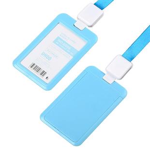 优和工作证卡套工作牌胸牌挂带伸缩挂绳胸牌卡套工牌定制厂牌套卡片套胸卡套挂脖挂牌可定制证件套