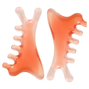 多功能四合一檀木梳头部疗刮痧疏通经络神器脸部眼部头皮按摩梳子