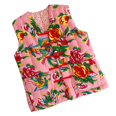 成人纯棉花手工加厚保暖冬季马甲