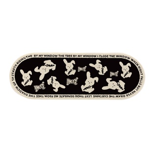 卡通仿羊绒床边毯家用少女防滑长条主卧客厅窗边浴室可爱地毯地垫