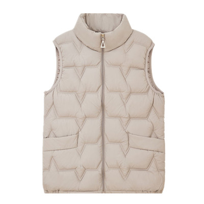 背心轻薄款羽绒棉服马甲女短款