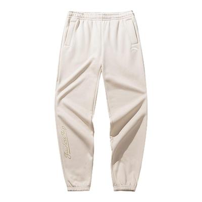 安踏运动复古女子针织运动长裤