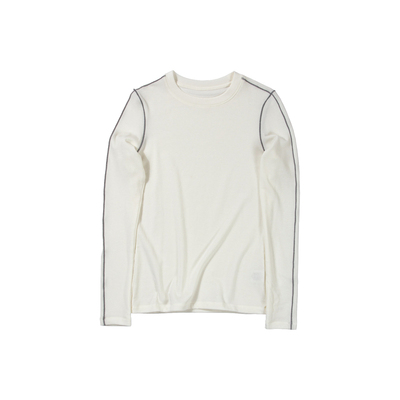 绵羊毛内搭加绒打底衫女抗菌T恤