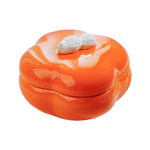 荣宝斋好柿花生墨盒带盖不干墨书法专用书法墨盒墨池带盖碟文房四宝墨砚墨汁砚台多功能笔搁