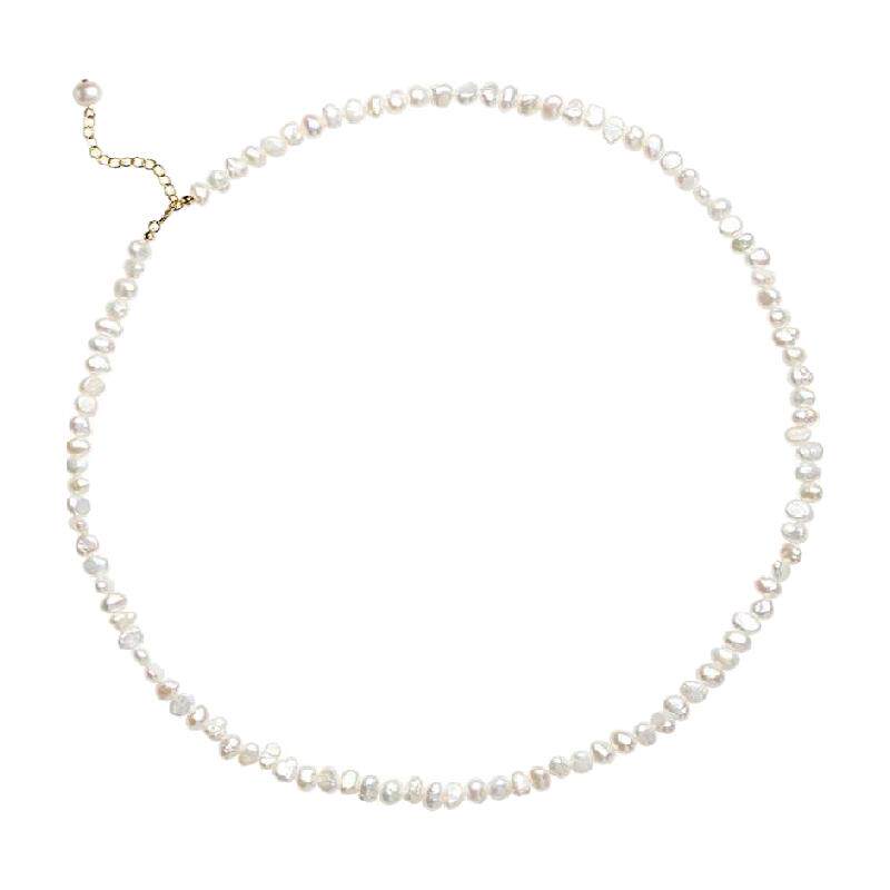 中国黄金珍尚银巴洛克纯银珍珠项链女2025新款送闺蜜生日礼物S925